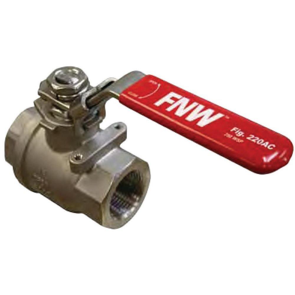 FNW&reg; Stainless Steel Full Port NPT 2000# Ball Valve 