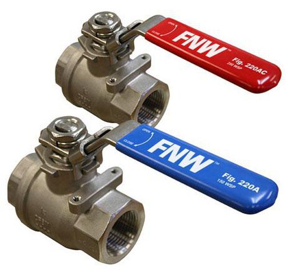 FNW&reg; Stainless Steel Full Port NPT 2000# Ball Valve 