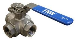 1/2 in. Stainless Steel Standard Port FPT 1000# Ball Valve