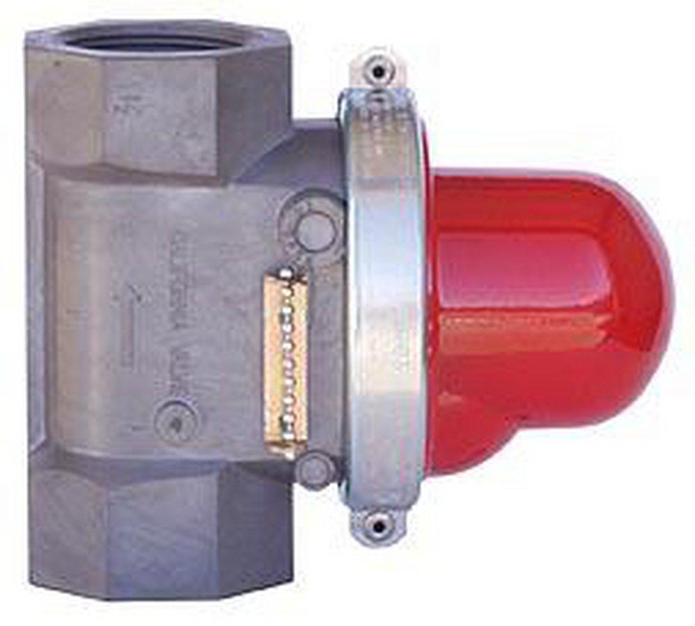 Pacific Seismic Glass and Steel 7 psi NPT Shut Off Valve 