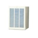 Mortex Products White Return Air Box and Grill with Louvered Front and Solid Top 