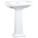 Pedestal Bathroom Sink in White