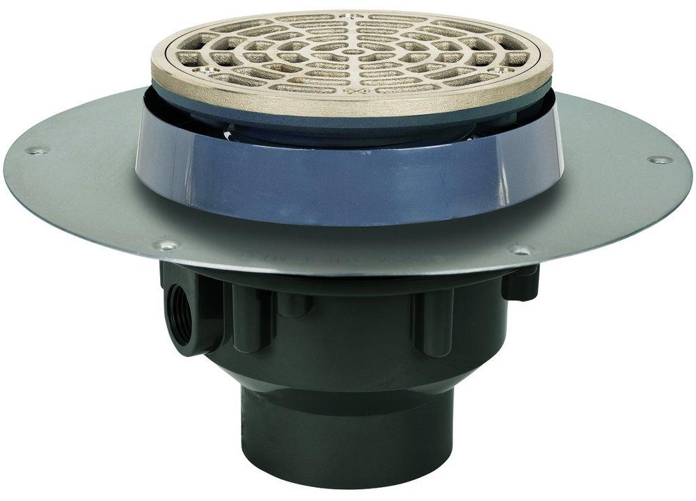 Sioux Chief Hub Plastic Nickel Bronze Floor Drain 