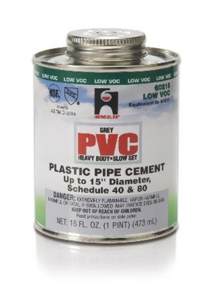Hercules&reg; Slow Set PVC Grey Pipe Cement 