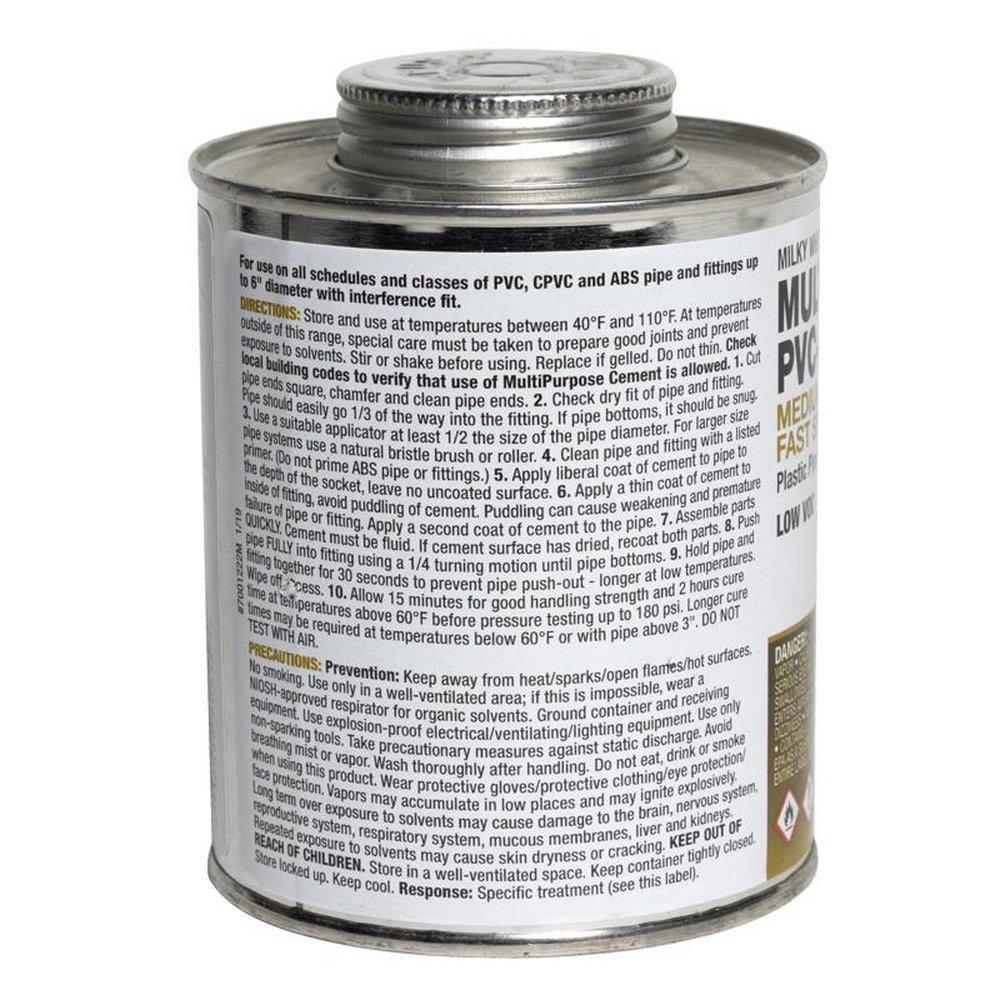 Hercules&reg; Fast Set Plastic White Pipe Cement 