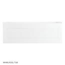Signature Hardware White 60 x 32 in. Soaker Alcove Bathtub with Left Drain 