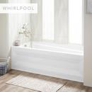 Signature Hardware White 60 x 32 in. Whirlpool Alcove Bathtub with Drain in White 