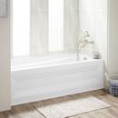 Signature Hardware White 60 x 32 in. Soaker Alcove Bathtub with Right Drain 