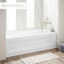 Signature Hardware White 60 x 32 in. Whirlpool Alcove Bathtub with Drain in White 