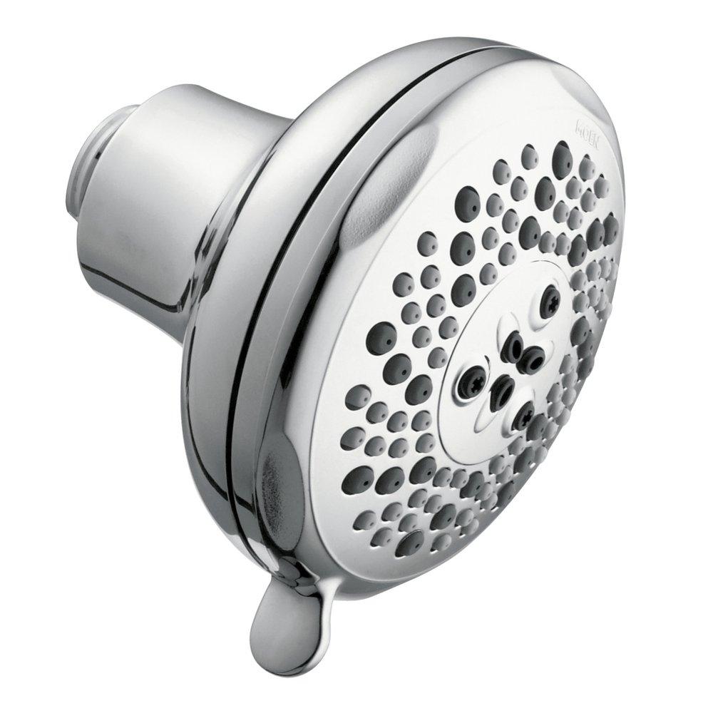 Moen Polished Chrome Multi Function Invigorating, Refreshing, Targeted Massage, Energizing and Relaxing Showerhead 