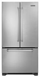 35-5/8 in. 16.3 cu. ft. Counter Depth French Door Refrigerator in Stainless Steel/Black