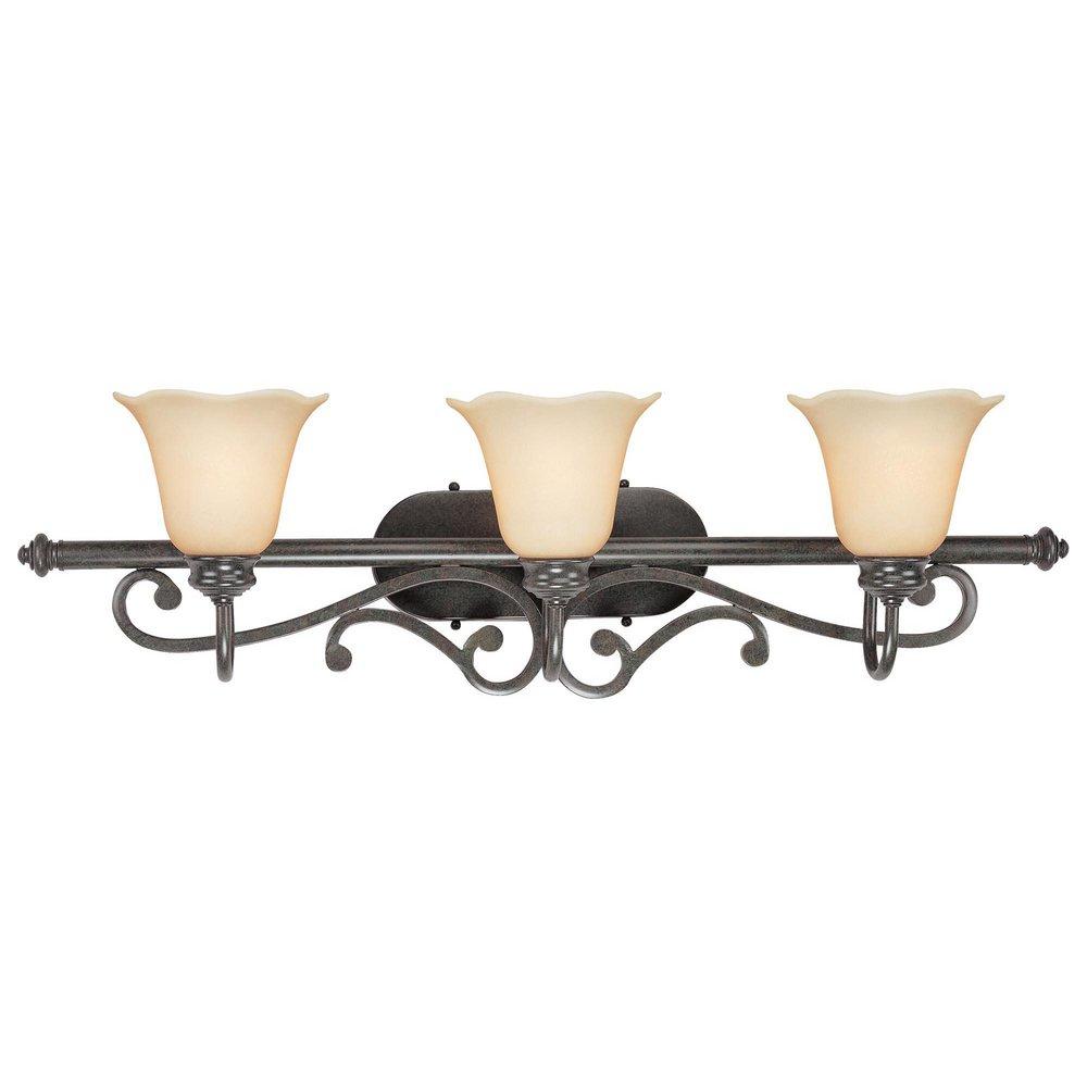 Thomas Lighting Natural Slate 100W 3-Light Bath Vanity Light 