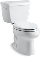 KOHLER White 1.28 gpf Elongated Floor Mount Two Piece Toilet 