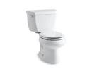 1.28 gpf Round Two Piece Toilet in White