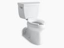 1 gpf Elongated Two Piece Toilet in White