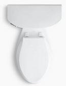 KOHLER White 1.28 gpf Elongated Two Piece Toilet with Left-Hand Trip Lever 