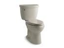 1.28 gpf Elongated Two Piece Toilet with Left-Hand Trip Lever in Sandbar