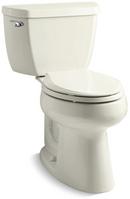 KOHLER Biscuit 1.28 gpf Elongated Floor Mount Two Piece Toilet 