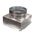 12 x 6 x 8 in. Duct Square-To-Round