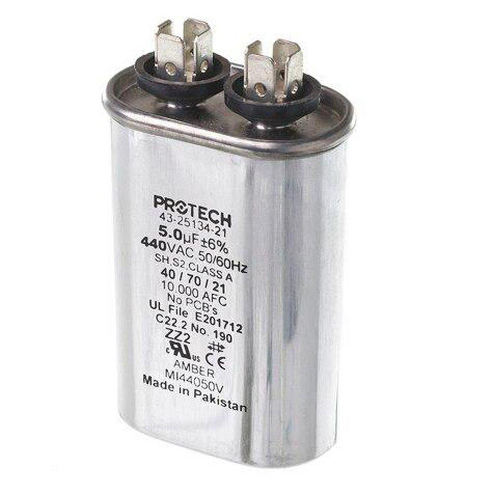 Rheem 440V Single Oval Capacitor 
