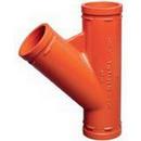 6 in. Grooved Straight Painted Ductile Iron Lateral Wye