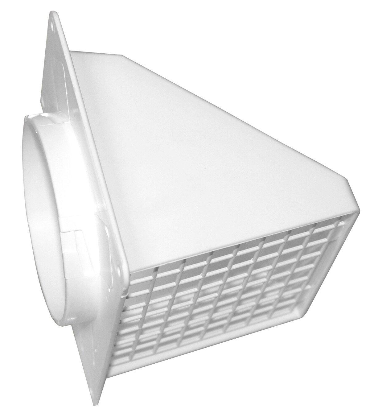 Builder's Best White 4 in. Plastic Dryer Vent 