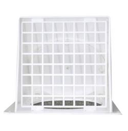 4 in. Plastic Dryer Vent in White