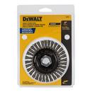 DEWALT Black Stainless Steel Silver Brazing Wire Wheel 