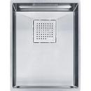 Franke Stainless Steel 14-9/16 x 17-3/4 in. No Hole Single Bowl Undermount Kitchen Sink 