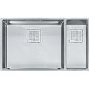 Franke Stainless Steel 31-1/8 x 17-3/4 in. No Hole Double Bowl Undermount Kitchen Sink 