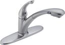 Delta Faucet Arctic Stainless Single Handle Pull Out Kitchen Faucet 