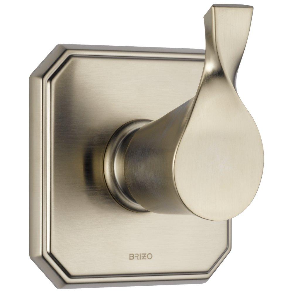 Brizo Brushed Nickel 3-Setting Tub and Shower Diverter Valve with Single Lever Handle 