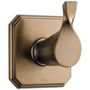 3-Setting Tub and Shower Diverter Valve with Single Lever Handle in Brilliance Brushed Bronze