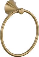 Round Closed Towel Ring in Brilliance Champagne Bronze