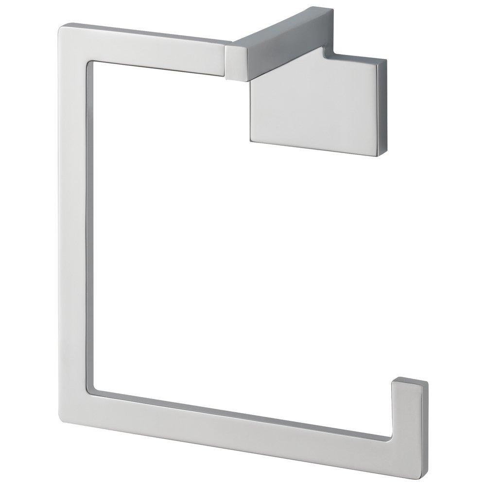 Brizo Chrome Square Open Towel Ring 