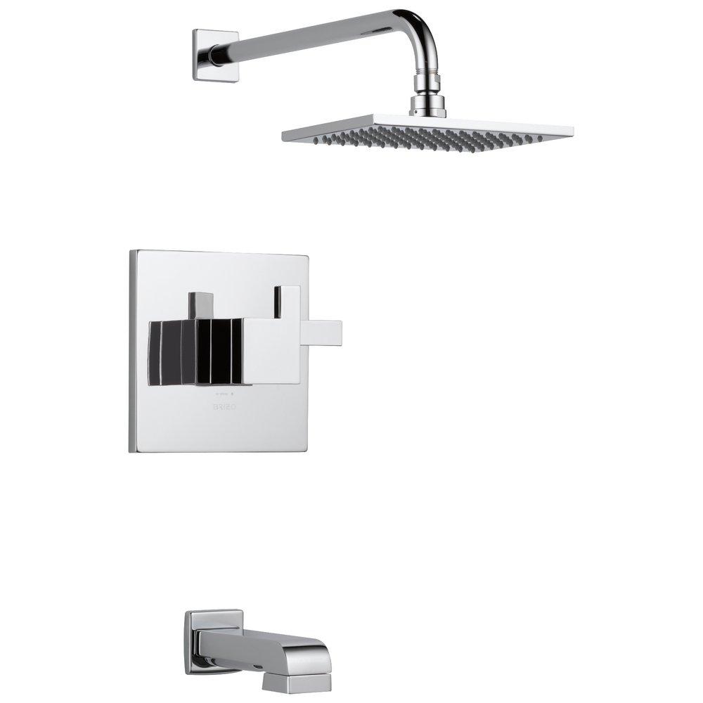 Brizo Chrome Two Handle Single Function Bathtub & Shower Faucet (Trim Only) 