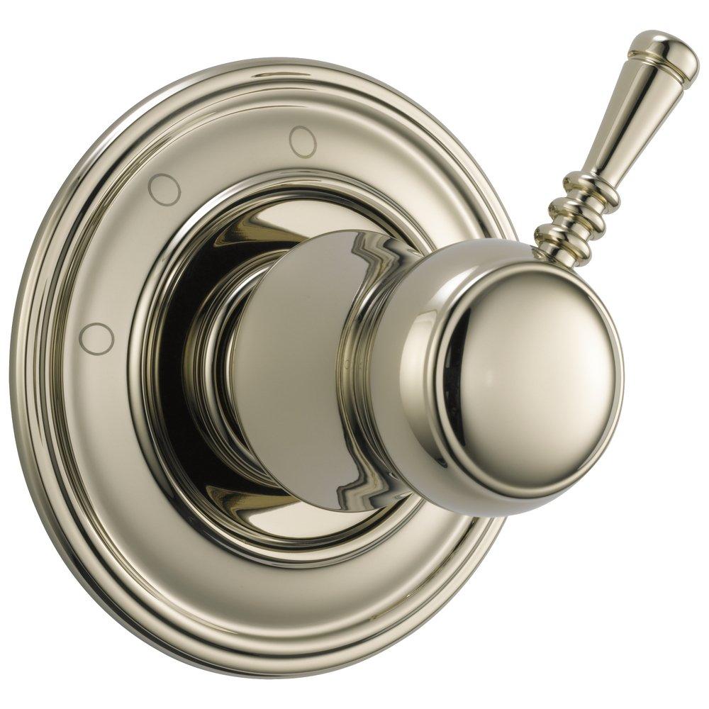 Brizo Polished Nickel Tub and Shower Diverter Valve with Single Lever Handle 