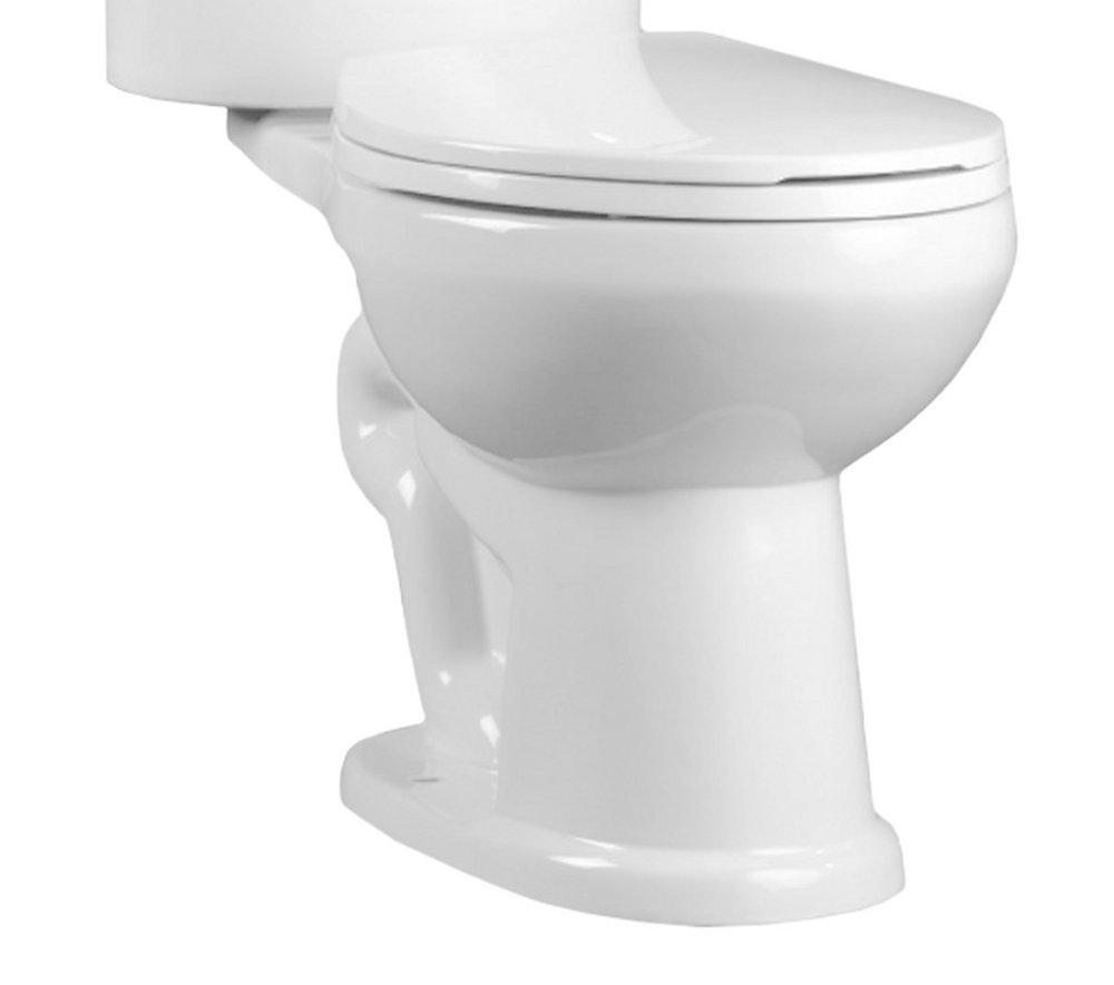 Mirabelle&reg; White 1.28 gpf Elongated Toilet Bowl 