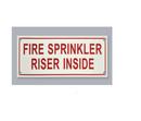 6 x 2 in. Aluminum Fire Sprinkler Sign