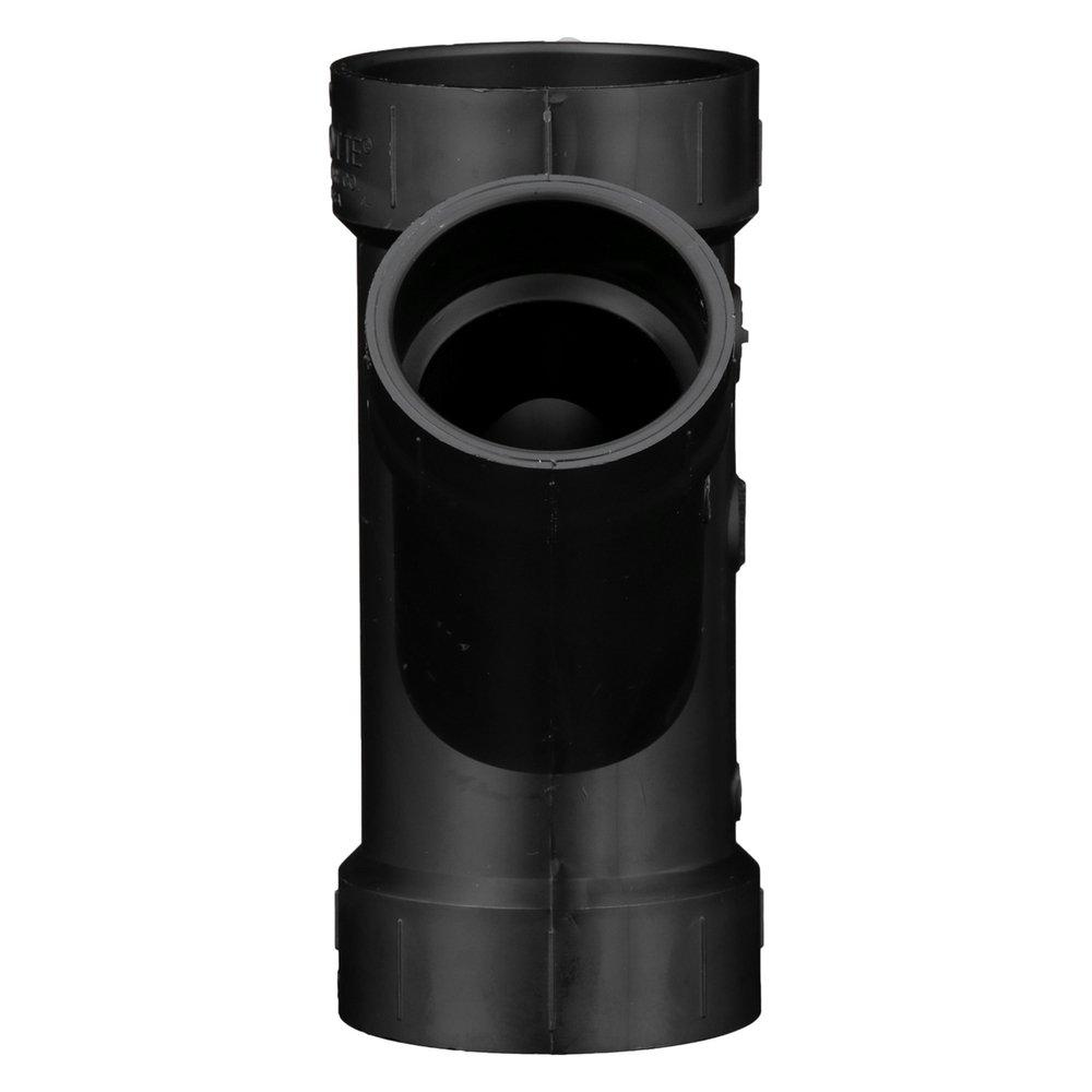 Black ABS DWV Double Wye 