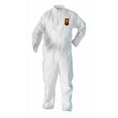 KleenGuard&trade; White Microforce&trade; Barrier Fabric Coverall in White 