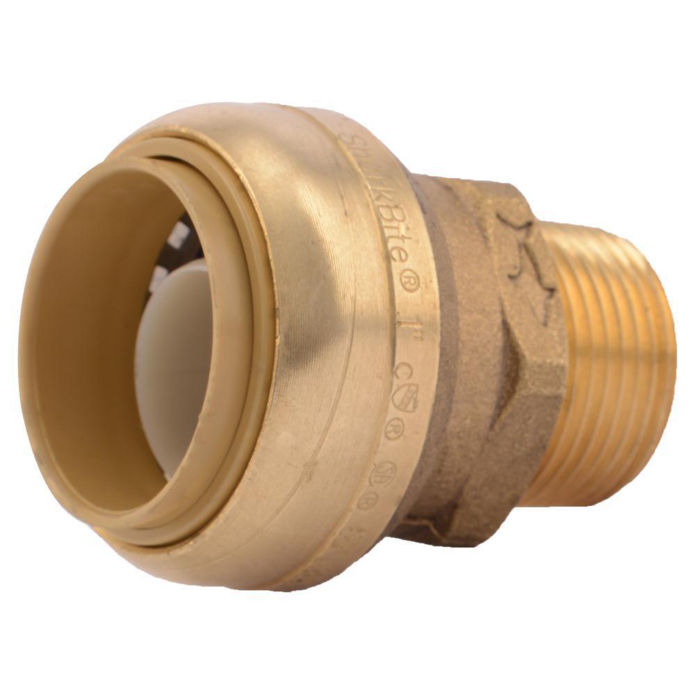 SharkBite® Push-to-Connect x MNPT Global Brass Connector 