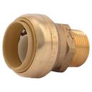 1 x 3/4 in. Push-to-Connect x MNPT Global Brass Connector