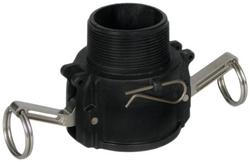 1-1/2 in. Part "B" Polypropylene Female Quick Connect Coupler x MPT