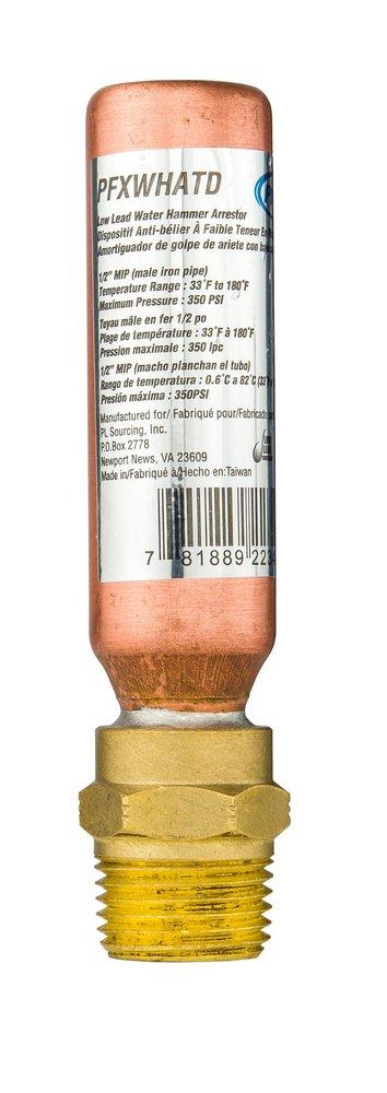 PROFLO&reg; Brass and Plastic NPT Water Hammer Arrestor 