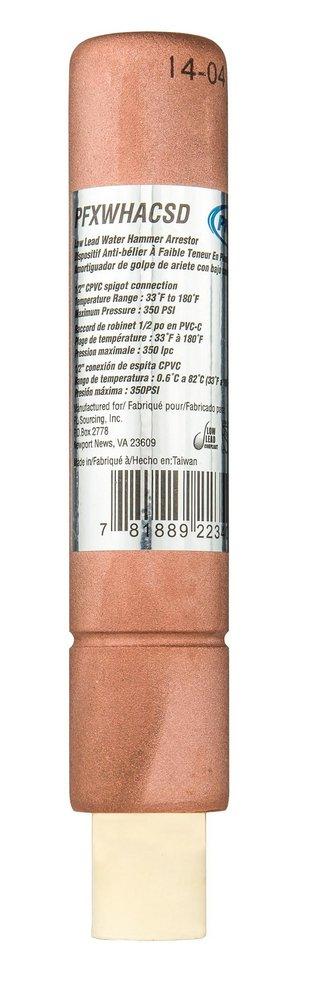 PROFLO® Plastic CPVC Male and Spigot Water Hammer Arrestor 