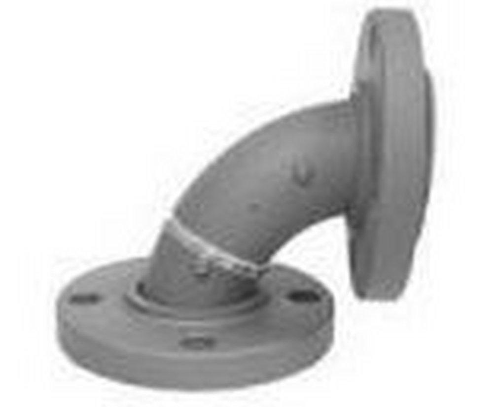 PSI Lined Piping Systems 3 PP 90 Elbow 150# Ductile Iron 