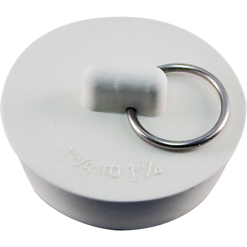 Lincoln Products&reg; White Rubber Hollow Stopper 