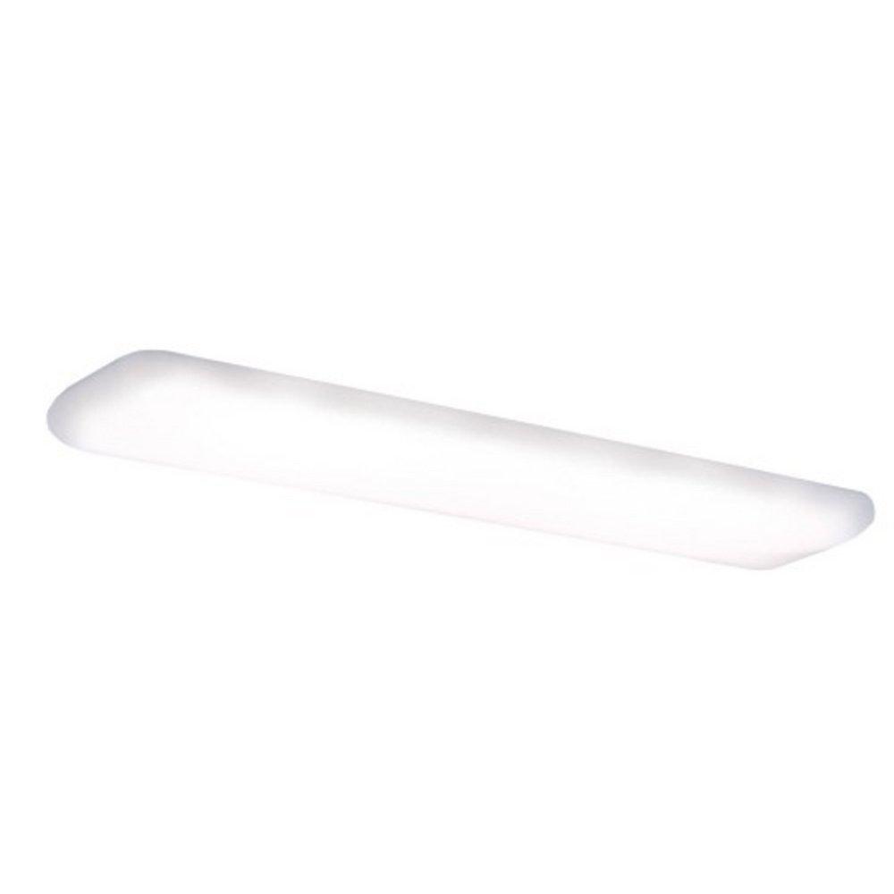 Thomas Lighting White 64W 2-Light Fluorescent T8 Linear Ceiling Fixture in White 