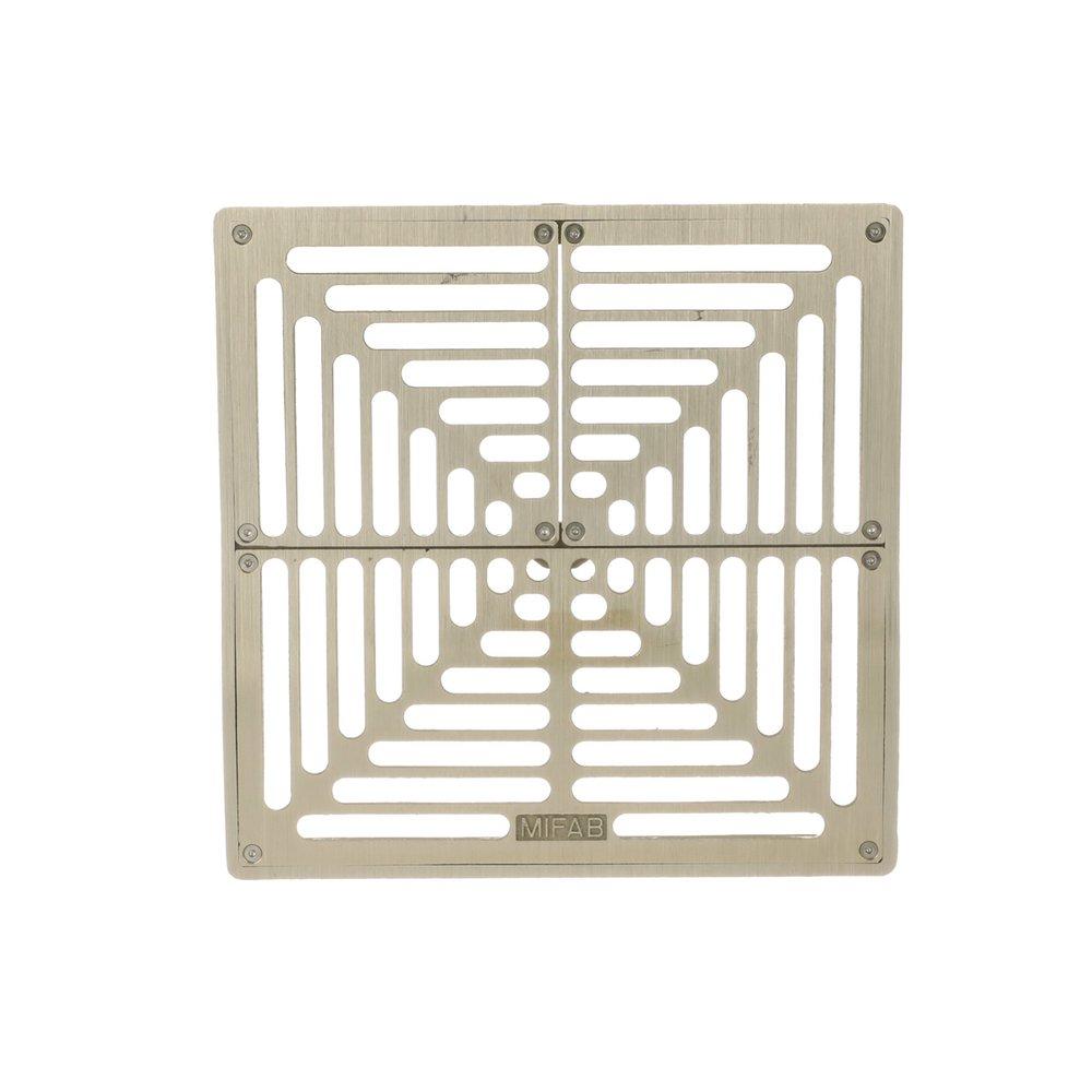 Mifab Nickel Bronze Floor Mount Floor Sink 